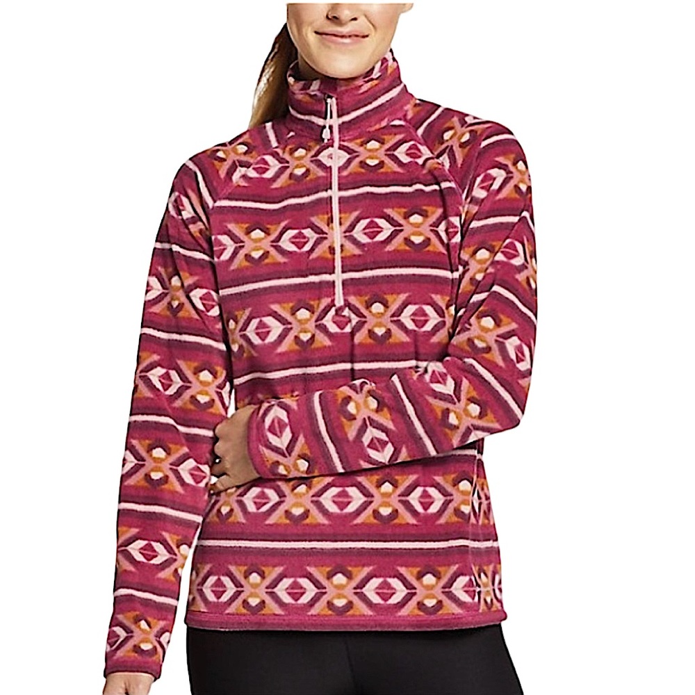 EDDIE BAUER: Quest Fleece 1/4 Zip - Tribal - Size T2XL